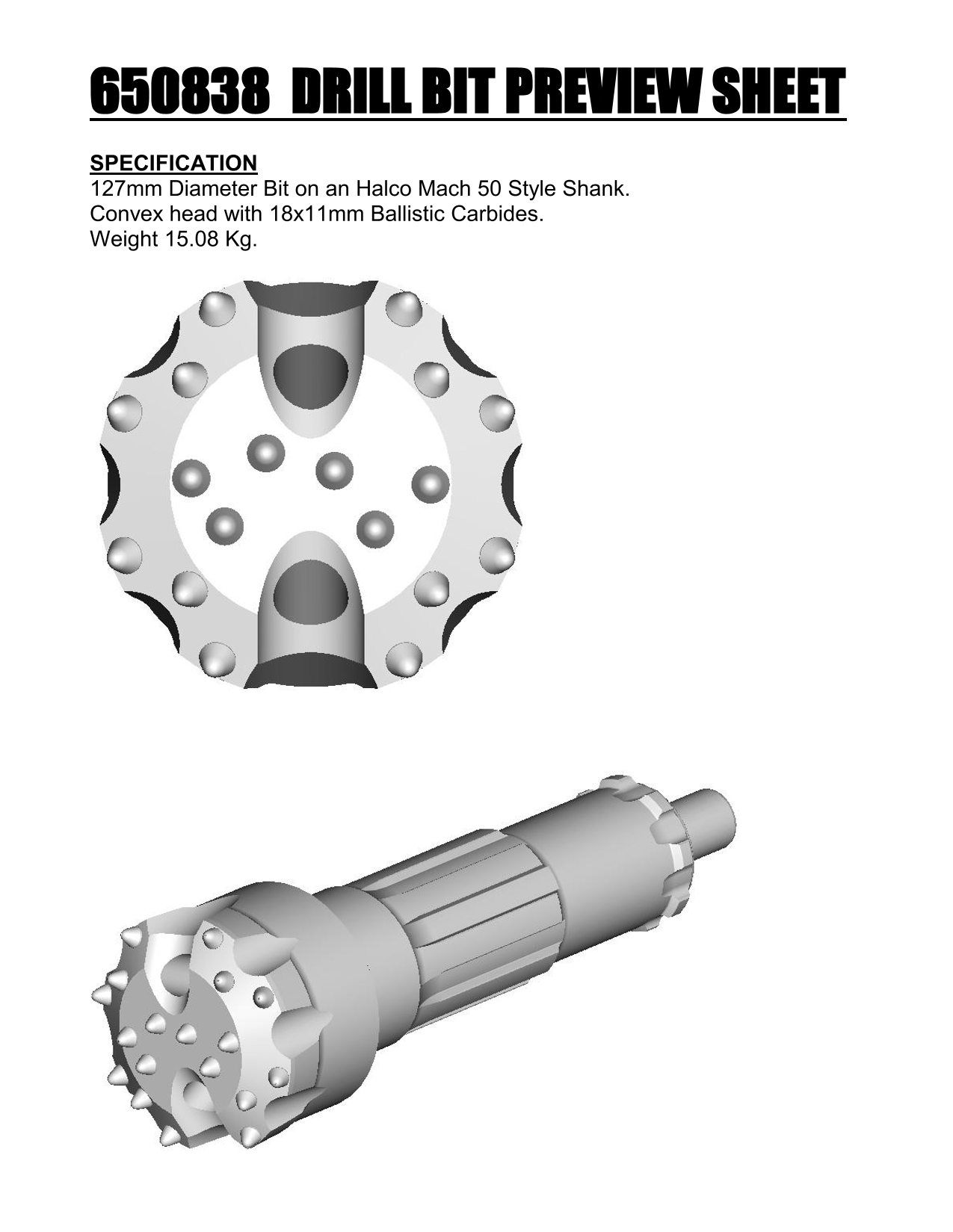 Stiftbohrkrone H5 SPIBO