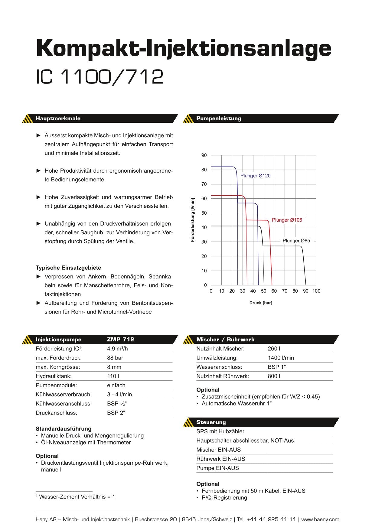 Injektionsanlage Kompakt IC 1100/712 SPIBO
