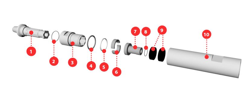 Amortisseur HDSA 2" - 6" SPIBO