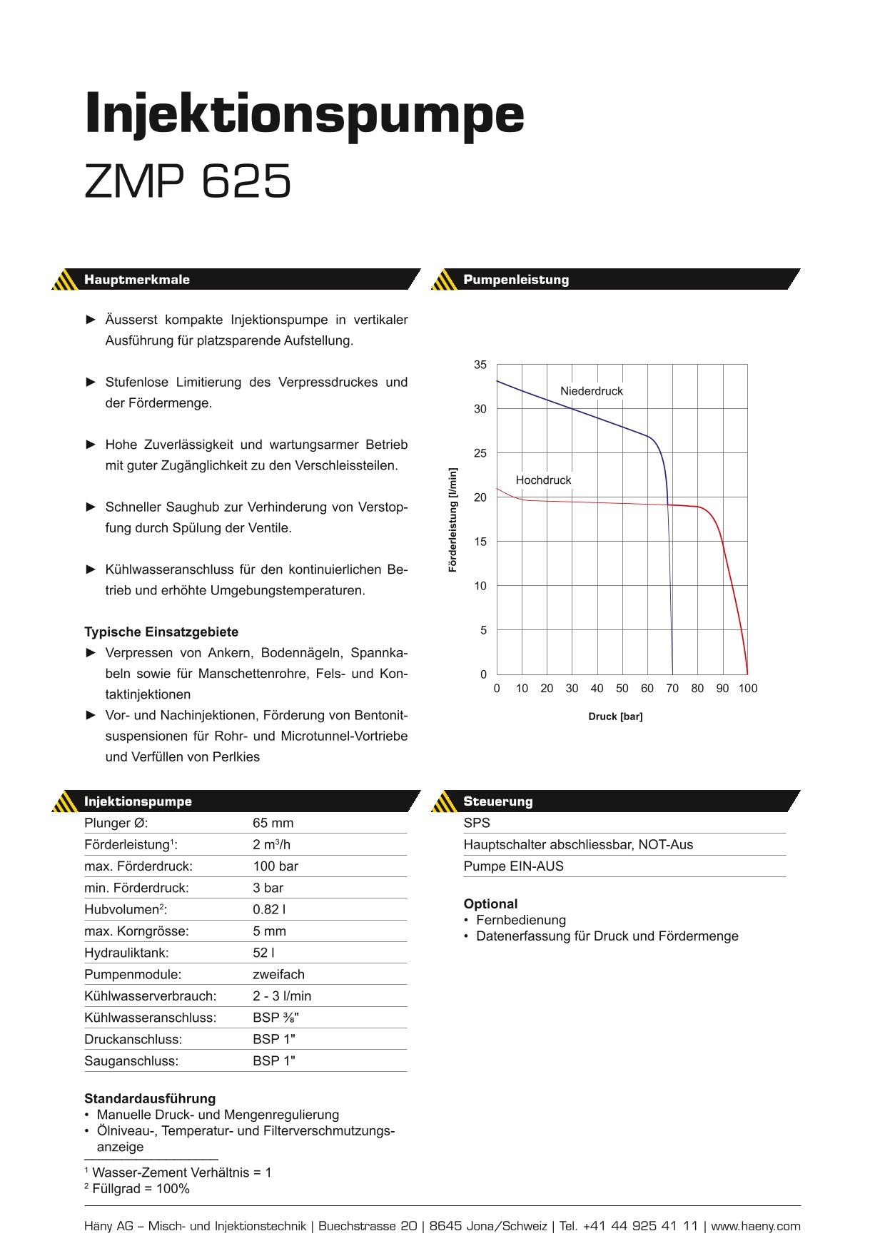 Injektionsanlage Doppelplunger ZMP625 SPIBO