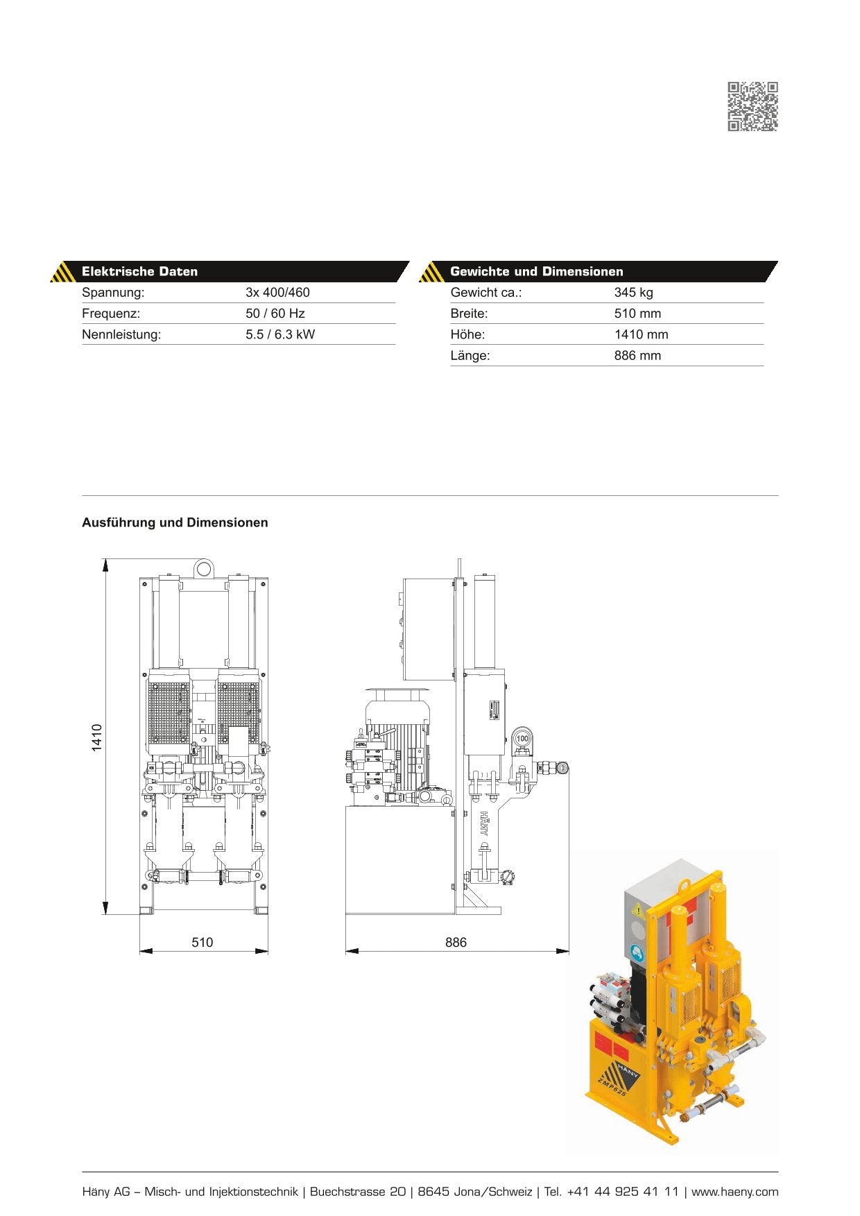 Injektionsanlage Doppelplunger ZMP625 SPIBO