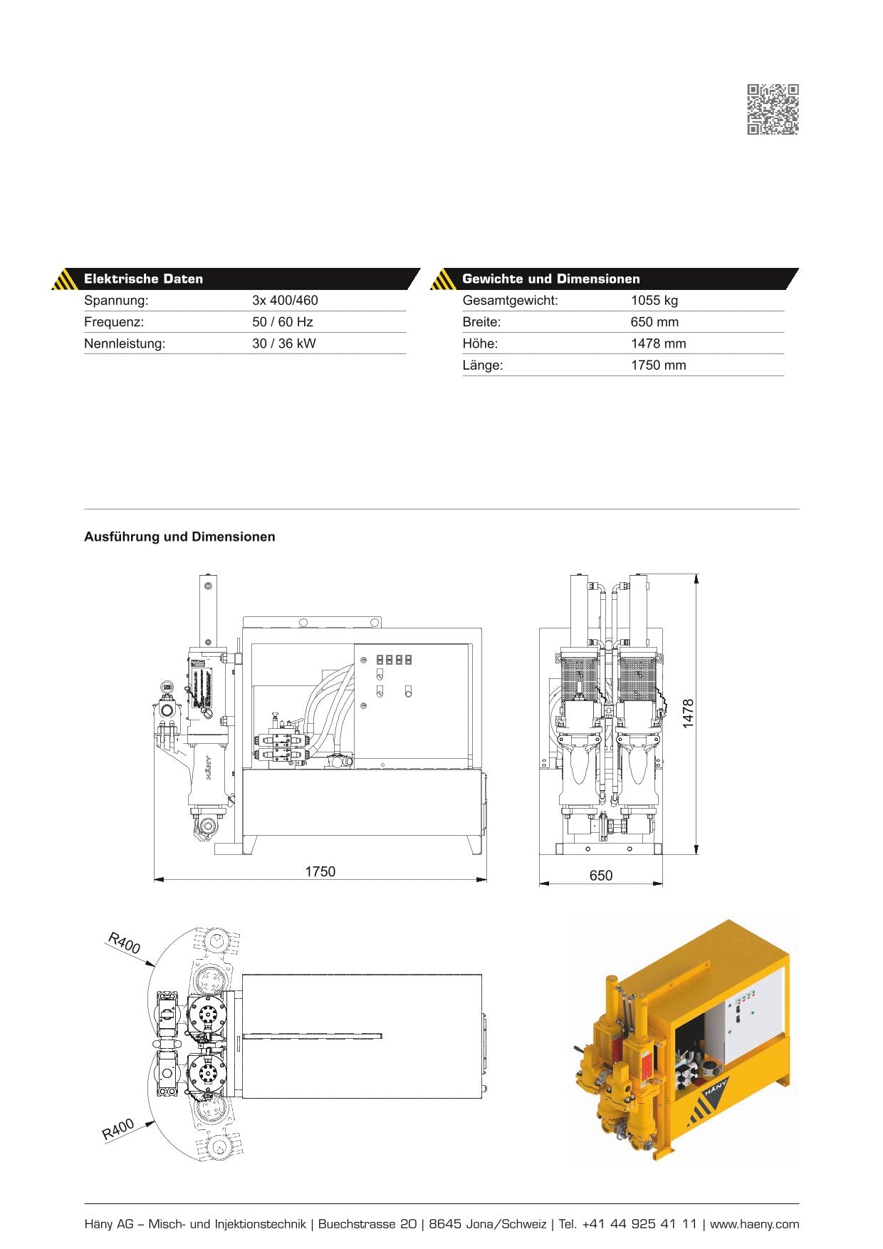 Injection system double plunger ZMP726 SPIBO